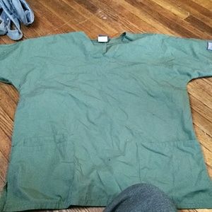 2 Olive Green Work Scrubs